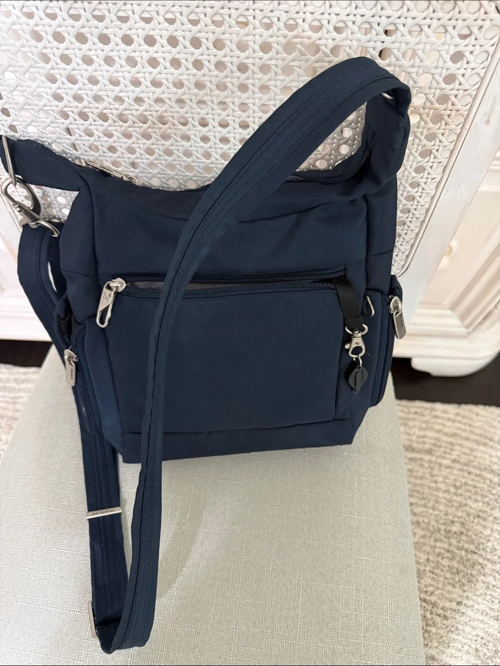 Travelon Navy Blue Crossbody Bag